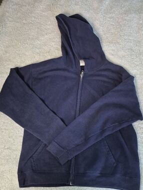 Youth Navy Zip Up Jacket